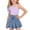 B Purple, variant on Auroural Toddler Girl Clothes Sets 2T Clothes Sets 2T Girls Children's Summer Solid Color Round Neck T-Shirt Short Skirt Two-Piece Set Kids