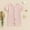 Pink, variant on LWFFDAW Newborn Infant Baby Boy Girl Summer Jumpsuit Short Sleeve Solid Crewneck One Piece Romper Zip Up Bodysuit Outfit Comfy Soft Onesies Sleepwear