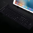 thumbnail image 2 of Estbridge 109 Key Silicone Folding Keyboard USB Roll up Work, 2 of 6