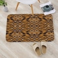 thumbnail image 4 of Indoor Door Mat,Tiger Pattern Animal Skin Soft Non-Slip Absorbent Kitchen Rug,Watercolor Brown Gradient Tiger Fur Floor Mat Entrance Rugs for Bedroom Living Room 18x30In, 4 of 6