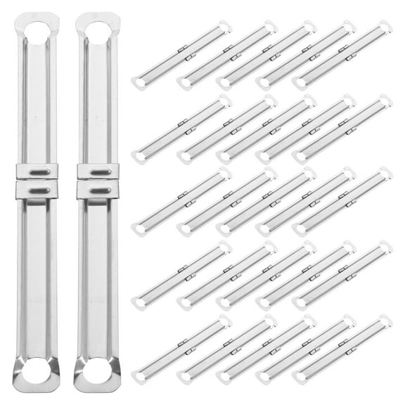 Topbathy 100 Pcs Binder 2 Hole Paper Clip Jumbo Large Clips Fasteners Office Silver