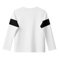 thumbnail image 4 of Cethrio 3/4 Sleeve Tops for Girl, Casual Soft Pullover Crew Neck Girls T-Shirts White Size 3-4 T, 4 of 4