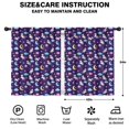 thumbnail image 2 of Blackout Kids Curtains,Blue Cartoon Unicorn Moon Cloud Star Pattern Childrens Insulated Curtains Set Of 2,Bedroom Essentials,Toddler Room Decor 42"x54", 2 of 5