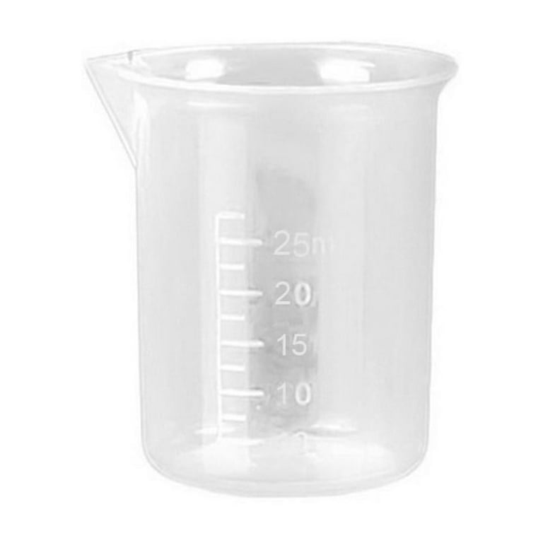 Small Measuring Cup Plastic Transparent Jug Kitchen Beaker Tool 25-500ml  W4A8