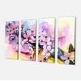 thumbnail image 2 of Japanese Cherry Blossoms Watercolor - Floral Canvas Art Print, 2 of 3