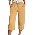 thumbnail image 4 of Coerni Girls Wide Leg Pants Elastic Waist Flowy Casual Trousers Teen Line Pants Dry-Fit Jogger Sweatpants Beach Baggy Palazzo, 4 of 8