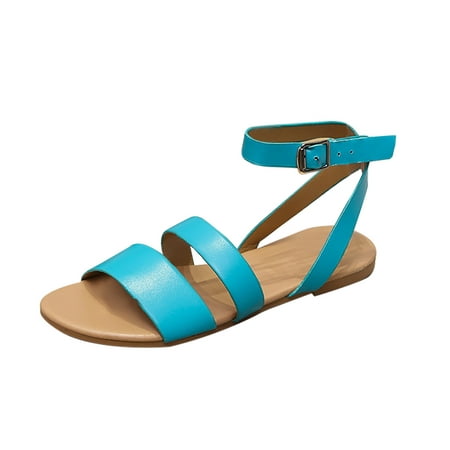 

2023 Women s Sandals Flat Casual Beach Summer Roman Dress Open Toe Shoes Comfy Fashion Flip Flop