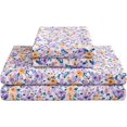 thumbnail image 1 of Floral Queen Sheets Soft Breathable Microfiber Vintage Printed Bed Sheet Set Deep Pocket Fitted Sheet Included Flower Pattern, 1 of 7