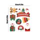 thumbnail image 3 of Fiudx Decoración del hogar Pegatinas navideñas para refrigerador con ventosa magnética, decoración tridimensional para refrigerador con imán de Papá Noel, 3 of 6