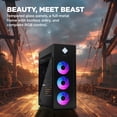 thumbnail image 3 of HP OMEN 45L Gaming Desktop PC (Intel Ultra 9- 285K, NVIDIA GeForce RTX 5090 32GB GDDR7, 128GB DDR5, 1TB PCIe SSD + 2TB HDD, RGB Fans, 360mm AIO, 1200W PSU, WiFi 6E, Win 11 Pro) w/DKZ USB Port Expander, 3 of 7
