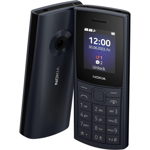 Nokia 110 4G (2023) GSM Unlocked Global Version, VoLTE-ready, 1.8" IPS, 1450 mAh - Blue
