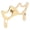 Golden metal low for, variant on Retractable Billiards Pool Cue Bridge with Replaceable Bridge Head Telescopic Bridge Crosses Rack Pool
