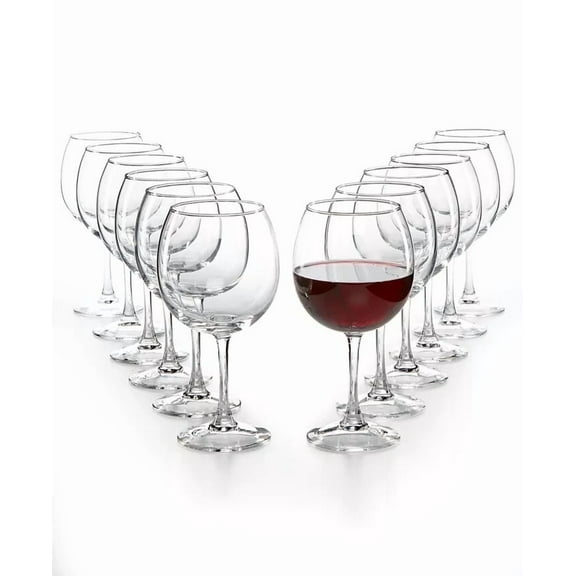 The Cellar 12-Pc. Red Wine Glasses Set. NEW