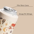 thumbnail image 4 of HydroJug Can Cooler - Standard 2-in-1 Insulated Can Cooler Cup 16oz - Stainless Steel, Non-Slip Rubber Base, Screw-Top Lid - Rodeo, 4 of 6