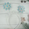 thumbnail image 1 of Diadema de copo de nieve congelada, diadema de princesa Aisha con purpurina, diadema de copo de nieve, accesorios para el cabello para niños y adultos, 1 of 4
