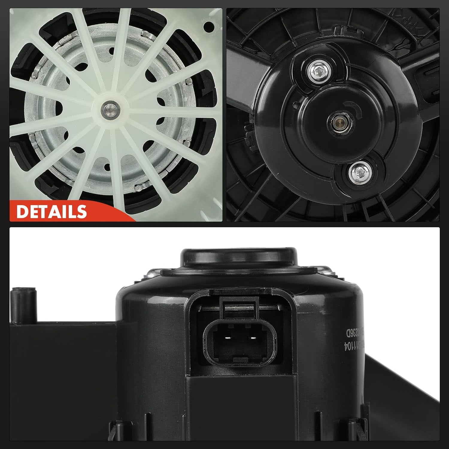 A-Premium Heater Blower Motor with Fan Cage Replacement for Buick Enclave 2008-2012 Chevrolet Silverado 1500 2500 3500 Traverse GMC Acadia Sierra Saturn Outlook