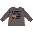 thumbnail image 3 of Inktastic I Watch Football with My Pappy Boys Long Sleeve Toddler T-Shirt, 3 of 5