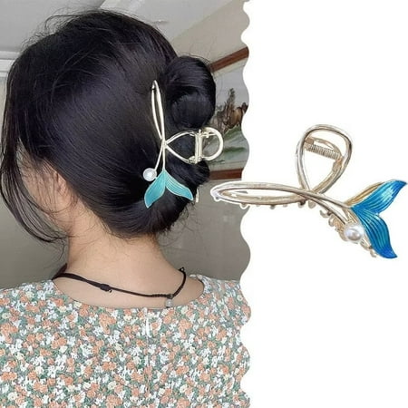 Surrme Blue Fishtail Hair Claw Cute Sweet Pearl Hair Clip Girl Hair Clip Simple Shark Clip Mermaid Female Hair Accessories | Walmart Canada Surrme Blue Fishtail Hair Claw Cute Sweet Pearl Hair Clip Girl Hair Clip Simple Shark Clip Mermaid Female Hair Accessories | Walmart Canada