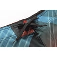 thumbnail image 3 of Men's Beach Wear Board Shorts with Pocket in Grey Blue Red Stripes 42, 3 of 3