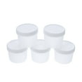 thumbnail image 4 of EeaseMX 5 tarros de helado de 400 ml, recipientes para almacenar postres, vasos de yogur con tapa, 4 of 7