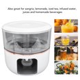 thumbnail image 3 of Rotating Drink Dispenser,Iced Beverage Dispensers Beverage Dispenser Fridge Drinks Dispenser 3 Grids Rotatable Juice Dispenser Beverage Liquid Drink Container for Party, 3 of 7