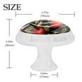 thumbnail image 4 of 4 Pcs Round White Knobs for Kitchen Cabinet Cupboard Dresser Bookcase Fruit Drawer Pulls Handles Home Decor, 4 of 8