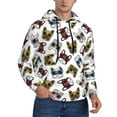 thumbnail image 2 of Wukai Bulldog Sunglasses Face Print Men Hoodies Fleece Sweatshirts Long Sleeve Sweaters Pullover Fall Outfits Winter Clothes-Medium, 2 of 7