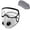 E010- White, variant on Protective Face Mask, Carbon Filter Mask, Reusable Carbon Filter Dust Mask – Anti-Sun, Cloth Face Mask with Removable Eye Goggle Piece and 10 Included Respirator Filters, White