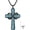 Infinity&Black, variant on Turquoise Cross Urn Necklaces for Human Ashes 925 Sterling Silver Urn Necklaces Cremation Keepsake Memorial Pendant Necklace for Ashes for Loved One Human Pet