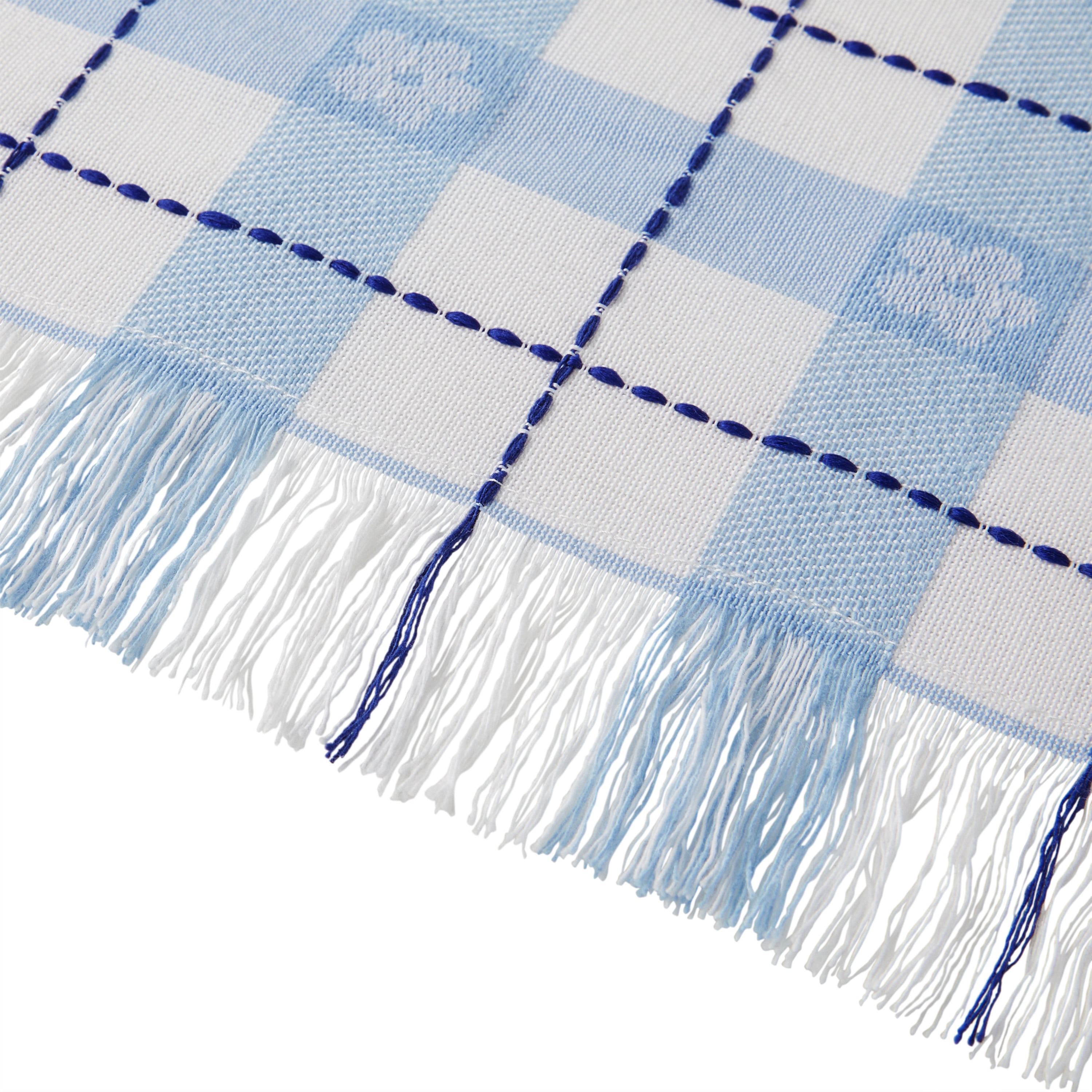 (2 pack) The Pioneer Woman Daisy Woven Fabric Tablecloth, Blue, 60" W x 102" L