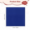 thumbnail image 3 of Uxcell 2-Pack Bandanas de Color Sólido, 21 Pulgadas/54cm Pañuelo de Cabeza de Poliéster Suave para Hombres/Mujeres/Cowboy, Pañuelos para la Cabeza [Azul Zafiro], 3 of 7