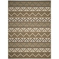 thumbnail image 3 of SAFAVIEH Veranda Luwig Geometric Indoor/Outdoor Runner Rug, Creme/Brown, 2'3" x 12', 3 of 10