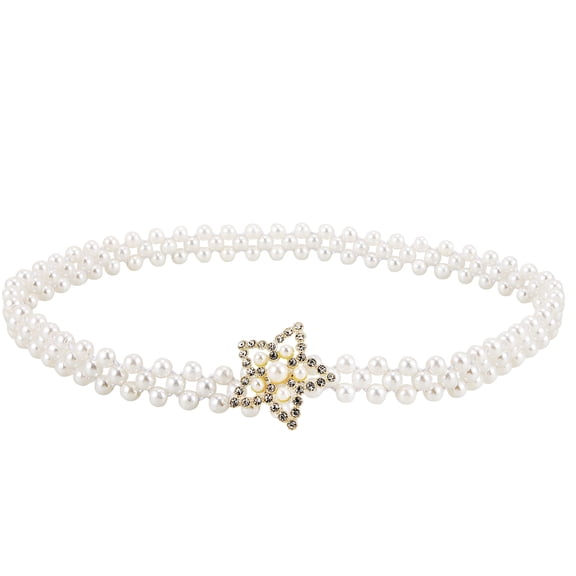 TABLZONE Jeweled Belts for Women Waist Chain Simple Design Plastic 1 Pcs for Travel Remembrance