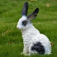 thumbnail image 4 of Estatua de conejo, césped, jardín, resina, conejo, césped, adorno, decoración para el hogar, jardín, estatuas, animales, conejito, estatua, decoración de pascua, conejito, conejo, 4 of 9
