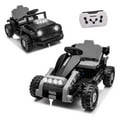 thumbnail image 6 of 12V Kids Ride On Building Block Car with Remote Control, 2 in 1 Electric Ride On Car for Toddlers, Power Ride On Electric Vehicle with Four Wheel Suspension, Bluetooth, Ride On Toy for Boys Girls 2-4, 6 of 10