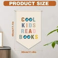 thumbnail image 2 of Cool Kids Read Books Boho Classroom Decor, Minimalism Reading Corner, Natural and Fresh Design Kids Room Library Wall Decor, 2 of 7