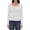 White, variant on Ekouaer Womens Thermal Top Base Layer Long Sleeve Shirt Lightweight Stretch Scoop Neck Tops for Winter & Fall Thermal Undershirts