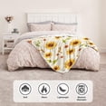 thumbnail image 5 of Yibo Sunflower Blanket Flannel Soft and Comfortable Anti-static Bed Sofa Blanket, 5 of 7