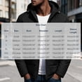 thumbnail image 3 of MaFYtyTPR Men's Hooded Puffer Jacket Winter Warm Zipper Jackets Fashion Solid Color Thick Padded Coats with Pockets Z-Black XL, 3 of 9