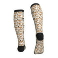 thumbnail image 4 of Compression Socks for Women and Men - Shiba Inu Dog Compression Socks Circulation for Workout, 4 of 8