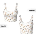 thumbnail image 6 of Goofa Dachshund Dog Puppy Printed Sports Bras for Women, High Impact Running Bra Workout Crop Tank Tops Longline Sports Bra Push up-, 6 of 9