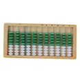 thumbnail image 3 of estándar-8,15 pulgadas-calcudora profesion columnas (herramienta de aprendizaje y educativo) para 6 7 Madera verde CUTICAT Juguetes aritméticos de ábaco, 3 of 7