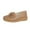 Khaki, variant on NOKIO Female Dress Shoes Elegant Women'S Slip-Ons Affordable Women'S Flat Footwear Ladies Fashion Solid Color Breathable Hollow Leather Bow Decorated Flat Casual Single Shoe