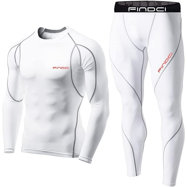 Findci Men's Compression Sportswear Suits Gym Tights Training