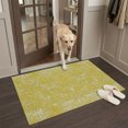 thumbnail image 2 of Entryway Rug 2'x3', Mustard Terracotta Splatter Kitchen Runner Rugs Non-Slip Carpet Mats, Boho Mottled Vintage Rustic Bedside Rugs Runners Washable Floor Carpet for Bathroom Laundry Room, 2 of 8