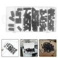 thumbnail image 4 of KAKOWELY 80Pcs Rubber Vacuum Cap Assortment Kit Rubber Caps For Automotive Hose End Caps Vacuum Plug Black Rubber Protection Set,8.9X"X4.33"X1.1", 4 of 5