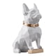 thumbnail image 5 of 1pc Perro Sentado Estatua Escultura Adorno Decoración de oficina en Blanco Sunnimix estatuilla de bulldog francés, 5 of 8