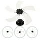 thumbnail image 5 of FELTECHELECTR Ventilador de pie de metal de 5 hojas, ventilador de pie, ventilador eléctrico, ventilador de hojas universal, 5 of 5