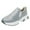 Gray, variant on OAVQHLG3B Women's Breathable Rhinestone Sneakers Slip On Shoes Women Casual Shoes