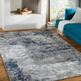 thumbnail image 2 of Mark&Day Area Rugs, 2x3 Landgraaf Modern Navy Marble Area Rug, Blue White Carpet for Living Room, Bedroom or Kitchen (2' x 2'11"), 2 of 7